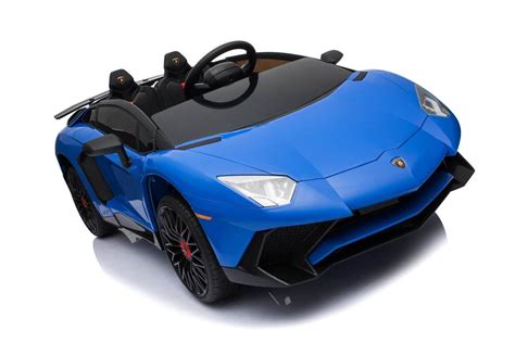 Kids Official Exotic 12V Lamborghini Ride on Car - Blue