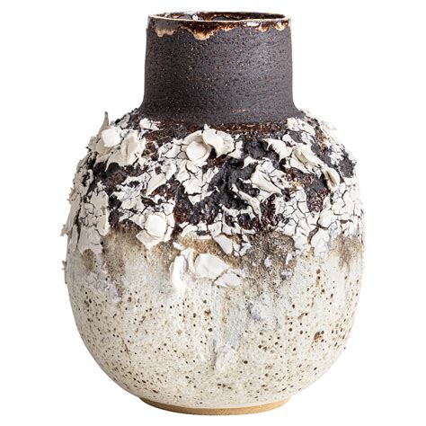 Stoneware Clay Vessel For Sale at 1stDibs