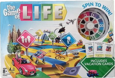 Amazon | The Game of Life Spin to Win ボードゲーム 人生ゲーム English game board ...