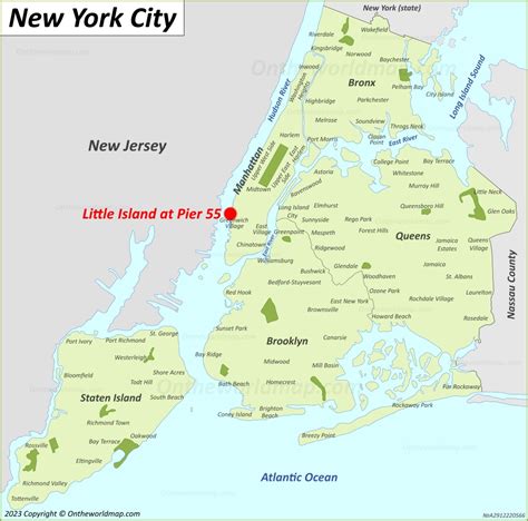 Little Island at Pier 55 Map | New York, U.S. | Detailed Maps of Little Island @Pier55