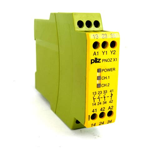 Pilz PNOZ X1 24VAC/DC 3n/o Safety Relay 24 Vac