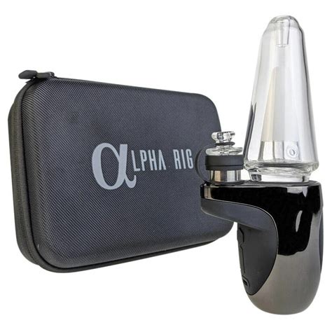 Alpha Rig Portable Concentrate Vaporizer E-Rig with Carrying Case -The ...