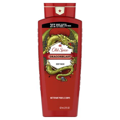 Old Spice Dragonblast Scent Body Wash for Men, 21 fl oz - Walmart.com ...