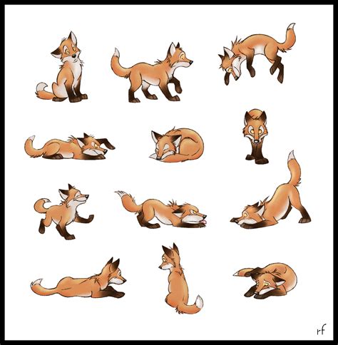 Fox Cubs by Skia | Fox drawing, Fox illustration, Fox cub