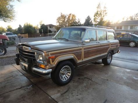 Purchase used 1988 Jeep Grand Wagoneer restoration project AMC 401 NICE ...