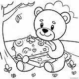 Teddy Bear Picnic Coloring Page 56833 44955 sketch template