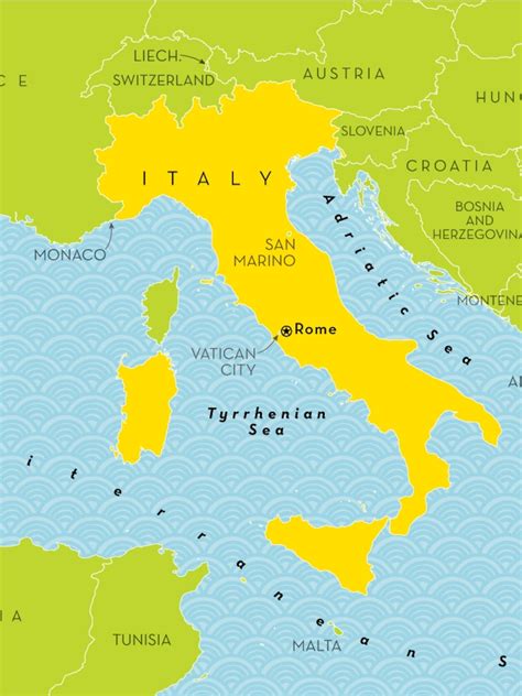 Map Of Europe Italian Peninsula