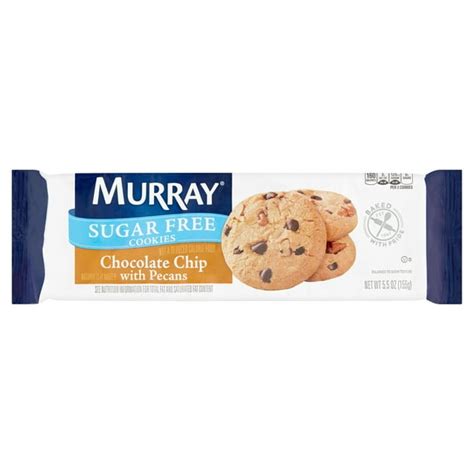 Murray Sugar-Free Chocolate Chip with Pecans Cookies, 5.5 Oz. - Walmart ...