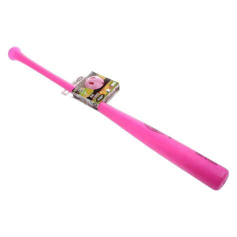 Louisville Slugger Pink Plastic Baseball Bat & Ball Combo - Walmart.com ...