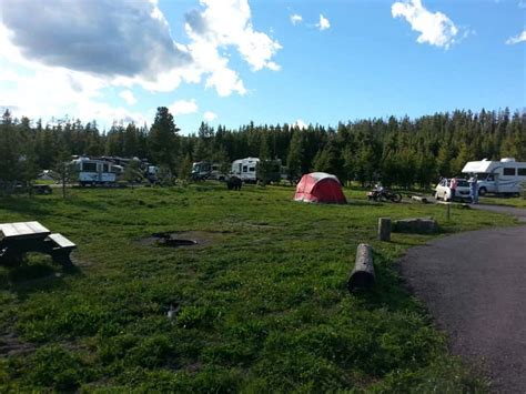 Bridge Bay Campground in Yellowstone National Park Wyoming WY ...