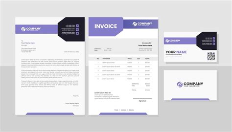 Professional business stationery template 6315004 Vector Art at Vecteezy