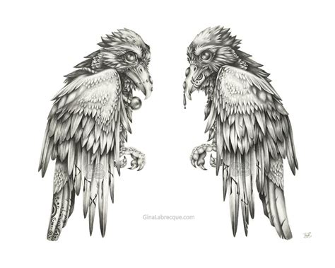 Odin's Ravens by Matriart on DeviantArt | Raven tattoo, Odin's ravens, Odin's ravens tattoo