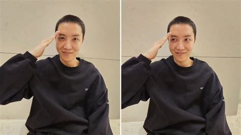 J-Hope reveals his buzz cut ahead of military enlistment