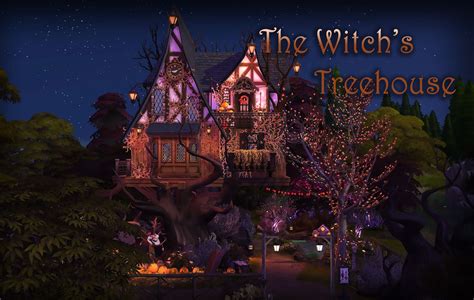 Sims 4 The Witch's Treehouse 巫婆的樹屋 [NO CC] [Ruby Red Sims]