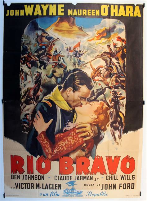 "RIO BRAVO" MOVIE POSTER - "RIO GRANDE" MOVIE POSTER