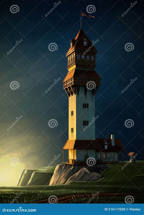 Medieval Watchtower On A Hill Royalty-Free Stock Photography ...