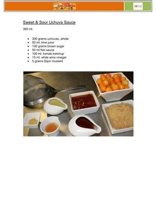 Microsoft word proexport-recetas sweet & sour uchuva sauce ingles- | PDF | Free Download