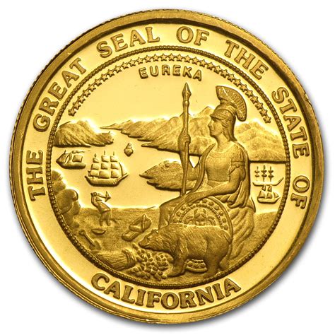 1/2 oz Gold Round - Great Seal of California - Walmart.com