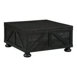 Flynn Indoor Lift-top Storage Wood Antique Black Coffee Table for Living Room by Furniture of ...