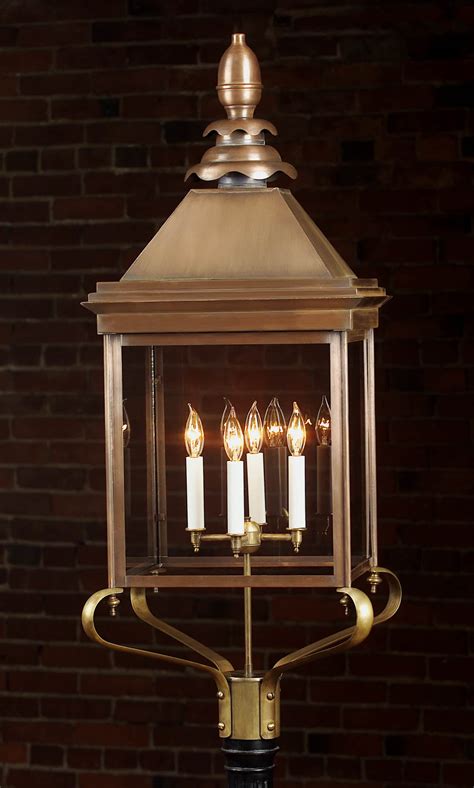 Colonial Post Lanterns & Lantern | Handmade Outdoor Copper Lighting