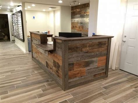 Reception Desks for Offices | Custom Reception Counters ... | Rustic ...