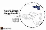 Coloring Book For Kids  Guppy Metalic Graphic By Pramslabs · Creative sketch template