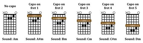 Capo key chart - zooatila