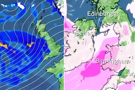 Storm Isha: Terrifying weather maps turn red as major storm brings 80mph winds to UK - Mirror Online