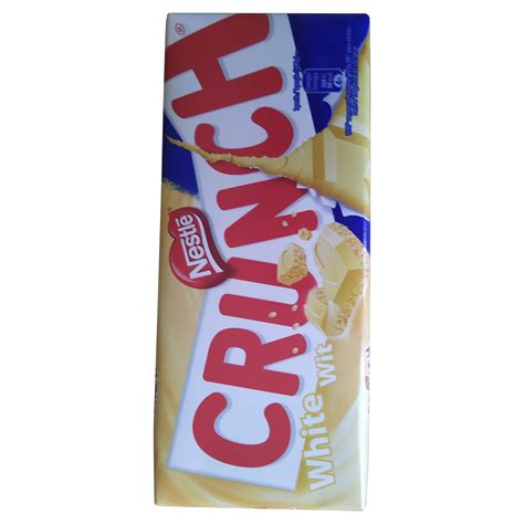 Nestle Crunch Candy Bars White | 10 x 3.5 Ounce of Crunch Chocolate ...