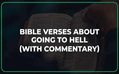 35 Bible Verses About Going To Hell - Scripture Savvy