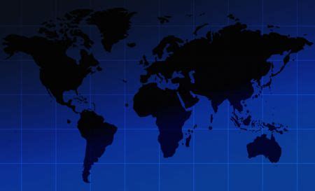 corporate world map over a blue gradient | Freestock photos