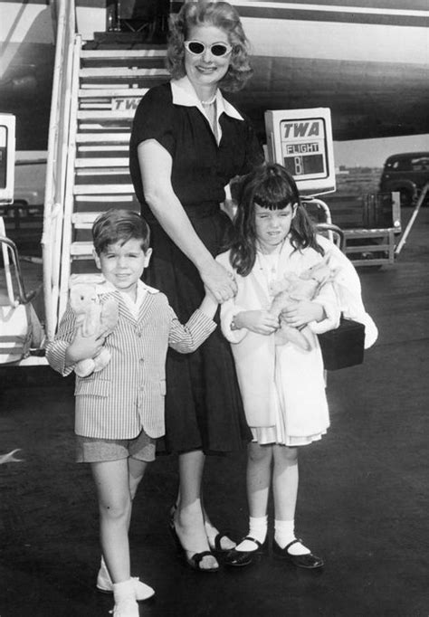 Lucille Ball With Her Kids - Rare Photos Lucille Ball's Family