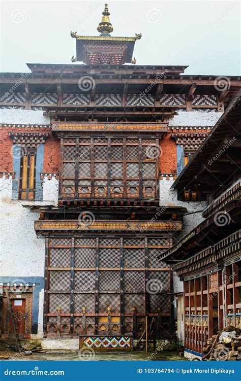 Inner View of Trongsa Dzong, One of the Oldest Dzongs in Bumthang ...