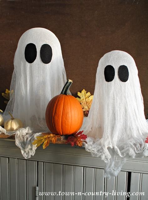 Best DIY Halloween Ghosts! - Town & Country Living