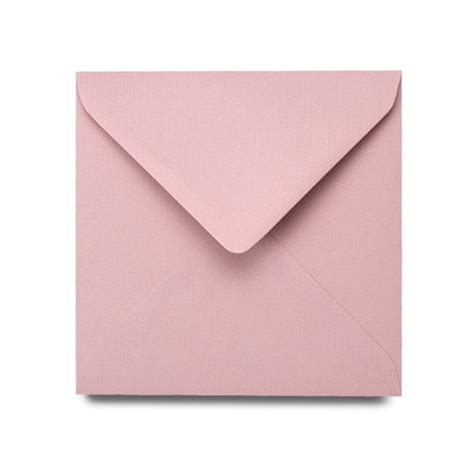 Square Dusky Pink Envelopes 155mm 6 inches | Etsy