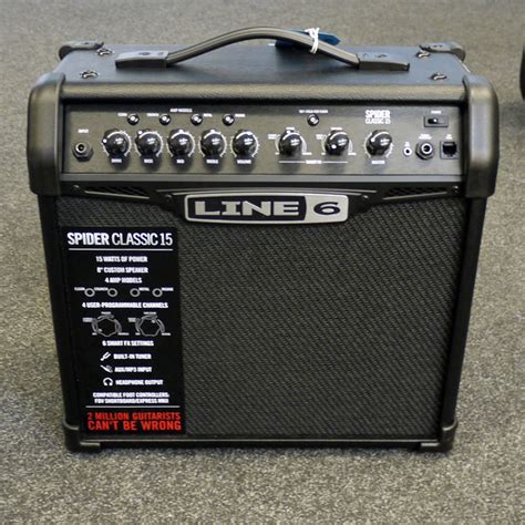 Line 6 Spider Classic 15 Watt Guitar Combo Amplifier - Ex Demo | Rich Tone Music