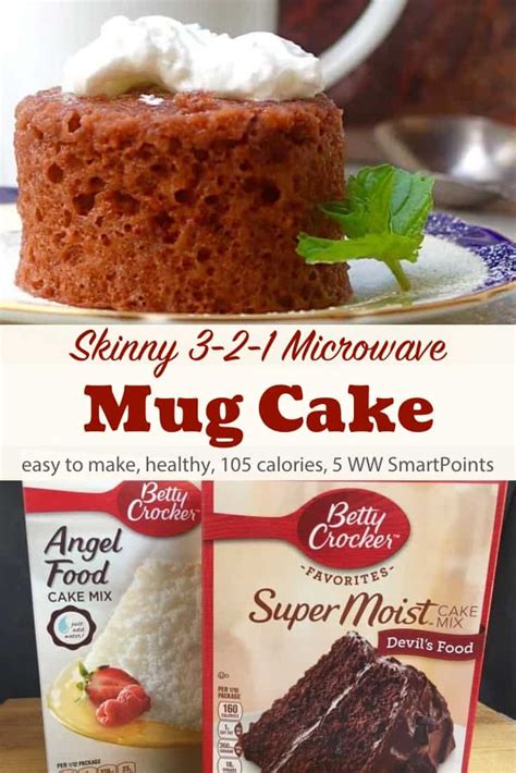 Low Calorie 2-Ingredient Microwave Mug Cake | Simple Nourished Living