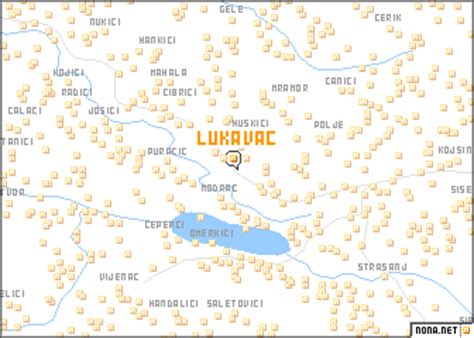 Lukavac (Bosnia and Herzegovina) map - nona.net