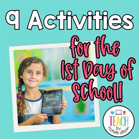 9 Engaging Activities for the First Day of School