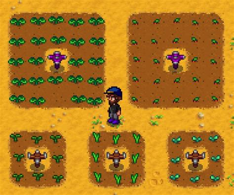 Stardew Valley Sprinklers | Stardew valley, Stardew valley layout ...