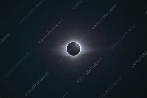 Total solar eclipse, Baily's beads - Stock Image - C049/3914 - Science Photo Library