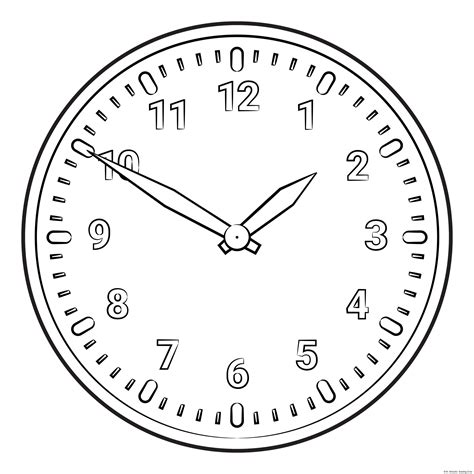 Clock face illustration – drawing-of.eu