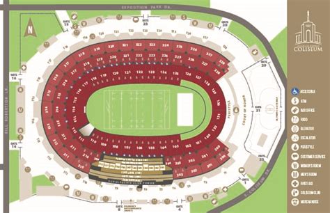 Los Angeles Coliseum Seating Chart Usc | Brokeasshome.com