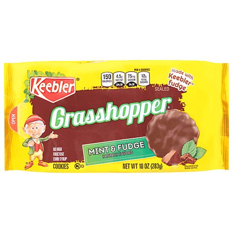 Keebler Grasshopper Mint & Fudge Cookies 10 oz | Shop | FairPlay Foods