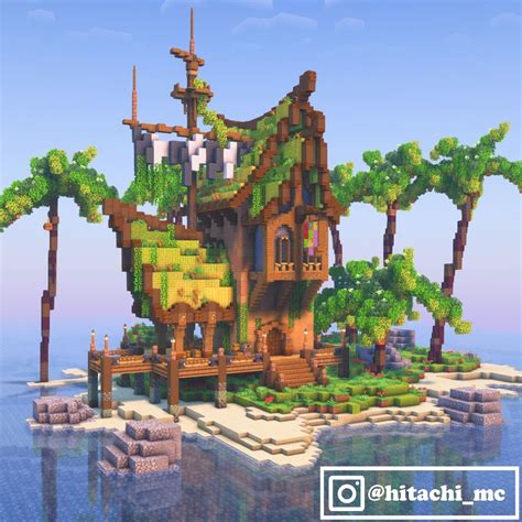 Pirate house в 2024 г | Дом в minecraft, Чертежи minecraft, Чертежи