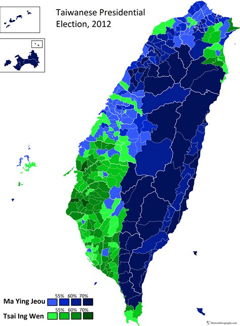 Taiwan. Presidential Election 2012 - Electoral Geography 2.0