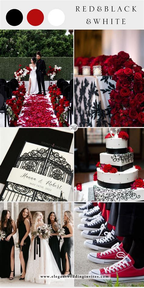 Red White And Black Wedding Theme | tunersread.com