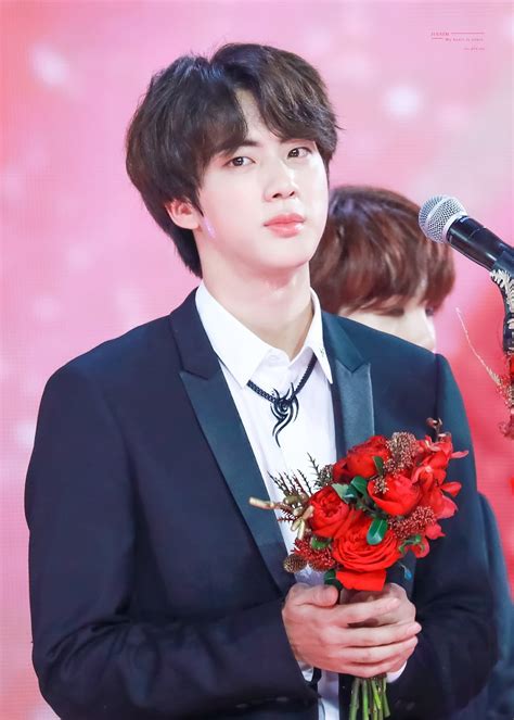 Jin Won A Trophy For Being "Worldwide Handsome", So Now It's Official