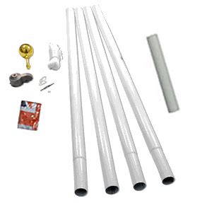 20Ft Heavy Duty Flagpole Kit – The Flag Shop Ltd