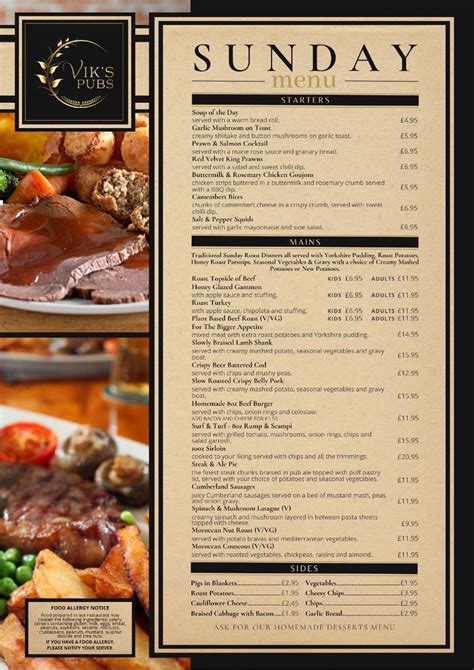 New Ivy House Walsall's full menu online